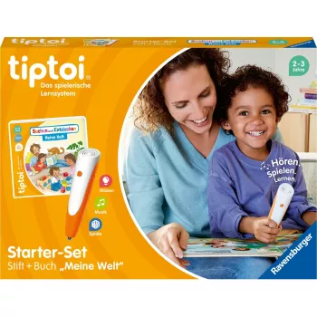 tiptoi Starter-Set: Suchen und Entdecken - Meine Welt, oppikirja kynä ja kuvakirja