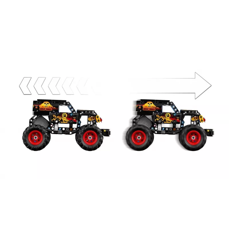 LEGO TECHNIC 42219 Monster Jam Grave Digger tuli ja jää