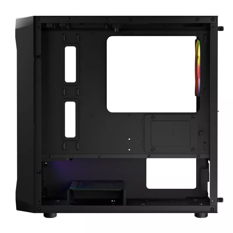 Tietokonekotelo Logic Concept Portos Mini ARGB Micro ATX musta