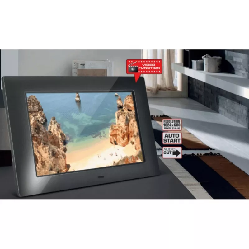 Braun DigiFrame 720 - digitaalinen valokuvakehys - 17,78 cm (7 inch) - 1024 x 600 (21241)