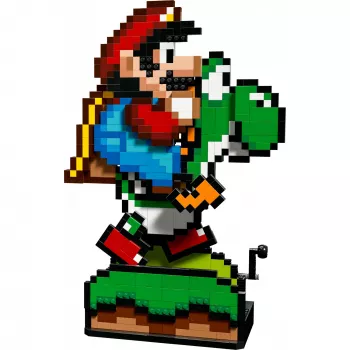 Rakennuslelu LEGO Super Mario World Mario & Yoshi setti 71438 — interaktiiviset hahmot ja rakennettavat pelielementit