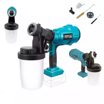 Dedra DED7057 akkukäyttöinen maaliruisku 18 V, 900 ml