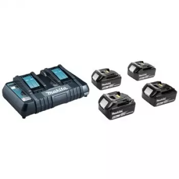 MAKITA virtalähdesarja 18V (BL1850Bx4+DC18RD) MAKPAC