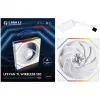 Lian Li UNI FAN TL Wireless 12RTL1W1W koteloventtiilaattori, ARGB, PWM, Reverse Blade, 120 mm, valkoinen