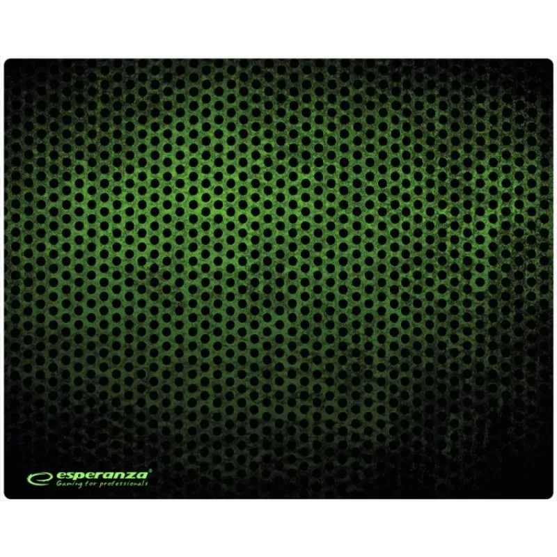 Hiirimatto ESPERANZA EGP102G — pelikumimatto 300×240 mm, 3 mm, vihreä/musta, liukumaton