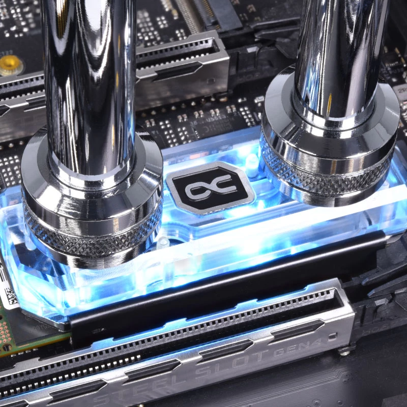 Alphacool HDX Apex M.2 2280 SSD-vesijäähdytin, akryyli aRGB