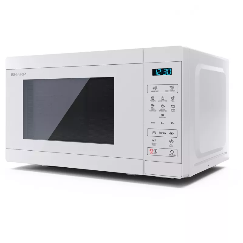 Sharp | mikroaaltouuni | YC-MS02E-C | vapaasti seisova | 800 W | valkoinen