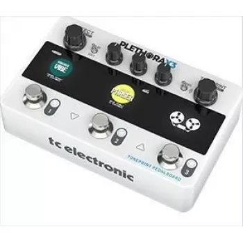 Kitaran monitehostepedaali TC Electronic Plethora X3 3 efektisilmukalla ja 20 efektillä