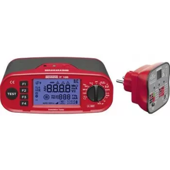 Benning asennustesteri IT 105 + pistorasiatesteri SDT 1 VDE-testilaite