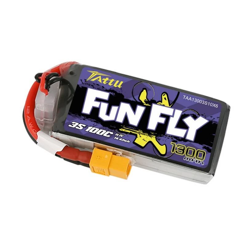 Akku Tattu Funfly 1300mAh 11,1V 100C 3S1P