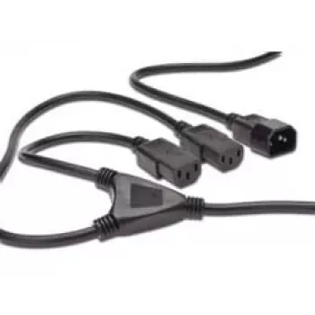Digitus ASSMANN - virranjakaja (250 V vaihtovirta) - IEC 320 EN 60320 C14 - IEC 320 EN 60320 C13 - 1.7 m - valettu - musta (AK-440400-017-S)