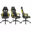 PC-pelituoli Subsonic SA5642-B1 pehmustettu istuin musta keltainen 120 kg