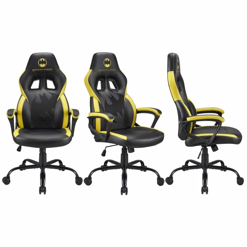 PC-pelituoli Subsonic SA5642-B1 pehmustettu istuin musta keltainen 120 kg