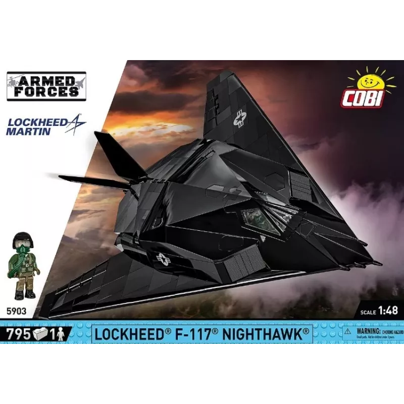 Lockheed F-117 Nighthawk rakennussarja (1:48)