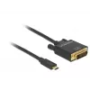 USB-C - DVI -adapteri DeLOCK 1 m 85320