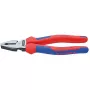 KNIPEX 02 02 200 - tarkistuspihdit - teräs - muovi - sininen/punainen - 20 cm - 342 g