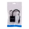 VGA (D-Sub) - Mini DisplayPort -adapterikaapeli LANBERG AD-0006-BK, 0,2 m, DisplayPort 1.2, 1920×1200@60Hz, MiniDP-pistorasia, musta