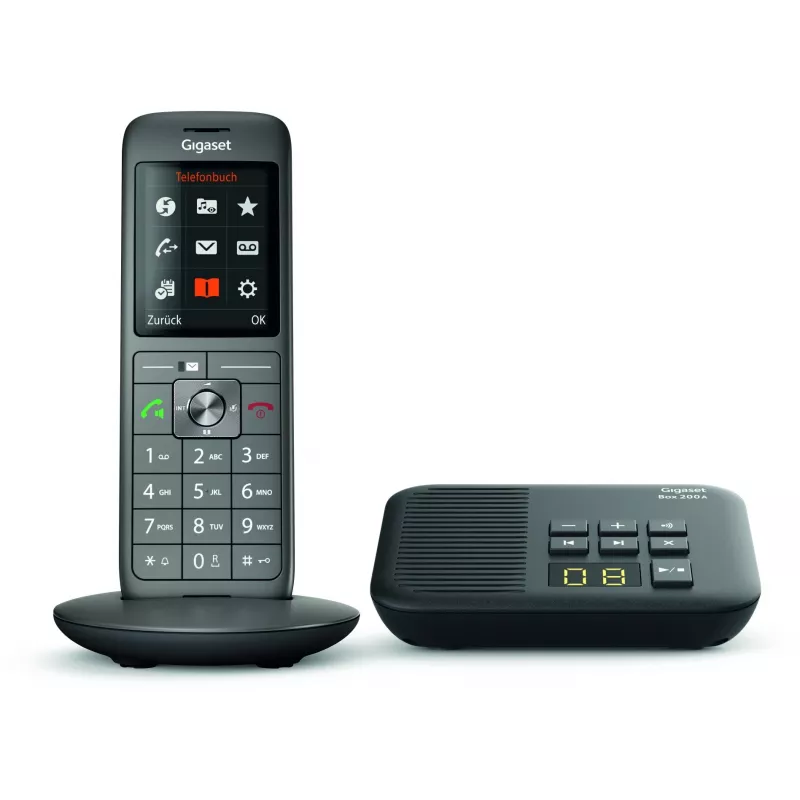 DECT-puhelin Gigaset CL660A antrasiitti musta