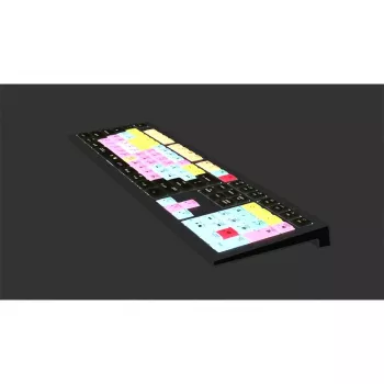 Logickeyboard ASTRA 2 -näppäimistö USB AZERTY englanti musta Full-Size 104 näppäintä