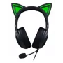 Kraken Kitty V2 - musta, pelikuulokkeet, kissankorvat, stream-reaktiivinen valaistus, HyperClear-kardioidimikrofoni, 40 mm TriForce-ajurit, integroitu mikrofoni korvakuppeihin, Razer Chroma RGB (korva ja korvakupit), Surround Sound: Saatavilla vain