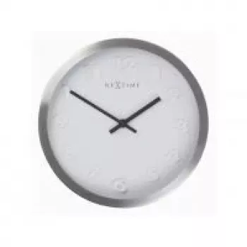 NeXtime seinäkello 2991ar Paniki Number, Ø34 cm, valkoinen