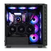 Sharkoon REBEL C80G RGB Midi Tower musta