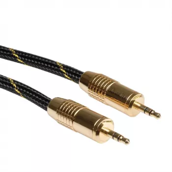 ROLINE GOLD 3,5 mm audiokaapeli uros / uros 2,5 m (11.09.4283)