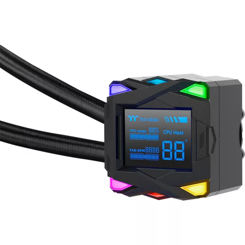 Nestekäsittelysarja Thermaltake LA360-S ARGB 12 cm, musta