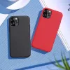 Silikonikotelo Devia Nature-sarja iPhone 12 Pro Max – musta, Soft-Touch-suojakotelo