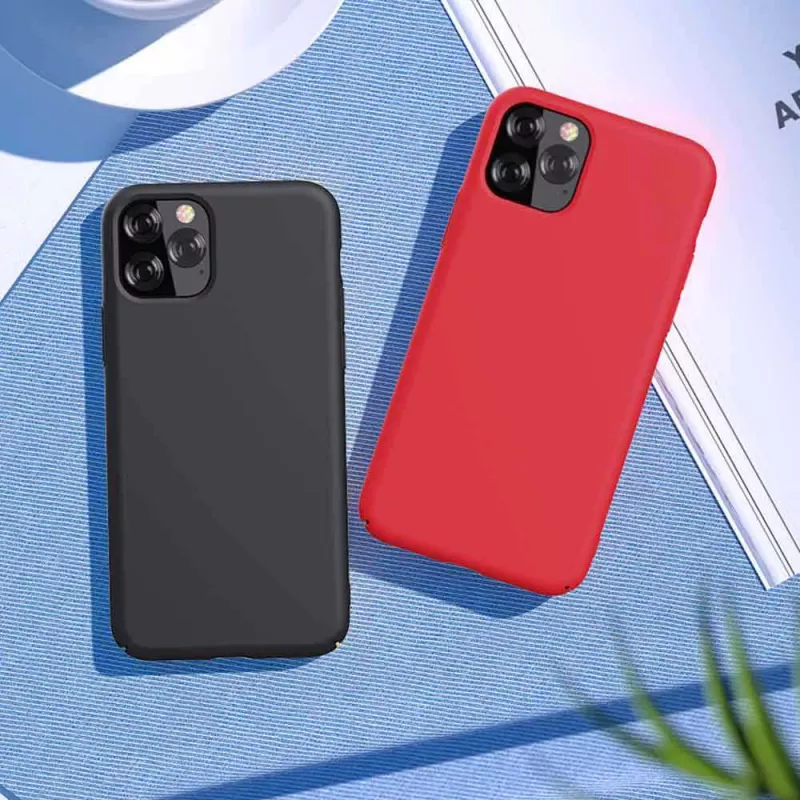 Silikonikotelo Devia Nature-sarja iPhone 12 Pro Max – musta, Soft-Touch-suojakotelo