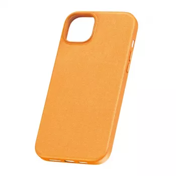 Puhelinkotelo iPhone 15 Plus Baseus Fauxther Series (oranssi)
