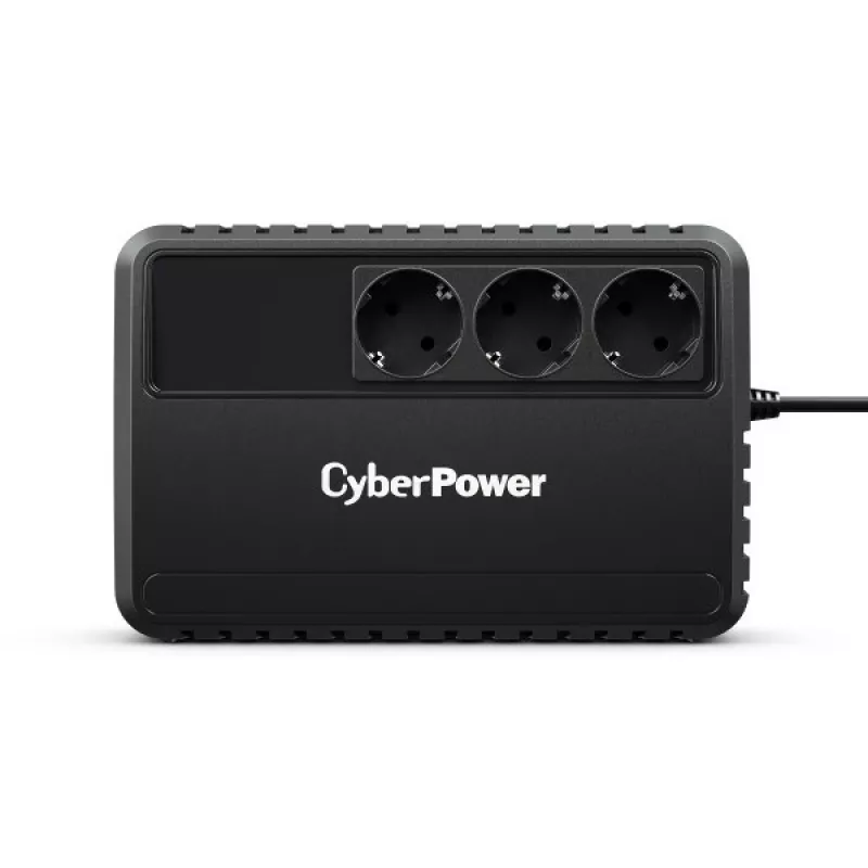 CyberPower BU650EG-FR linjainteraktiivinen UPS-laite 650 VA (0,65 kVA) / 360 W, AVR, 3 x FR-tyypin E pistorasiaa