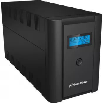 PowerWalker VI 2200 SHL Schuko UPS line-interactive 2,2 kVA 1 200 W 4 AC-lähtöä