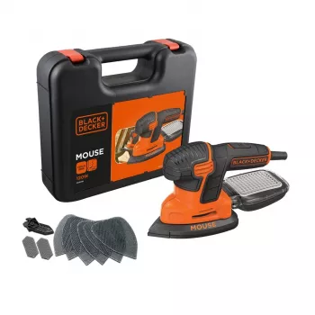 Kannettava hiomakone Black & Decker KA2500K-QS, 120 W, 2 mm isku, 135×95 mm terä, 230 V, 2 m kaapeli