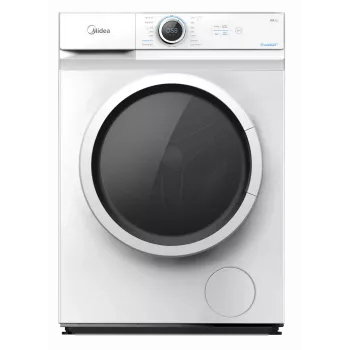 Edestä täytettävä pyykinpesukone Midea MF100W70/W — 7 kg, 1200 kierr./min, energiatehokkuusluokka D, 60 cm leveä