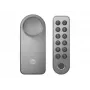 Älykäs ovenlukko Xiaomi BHR07XDGL näppäimistöllä, Bluetooth, sormenjälki, koodi ja kaukosäädin, harmaa, 7,2 V 2450 mAh