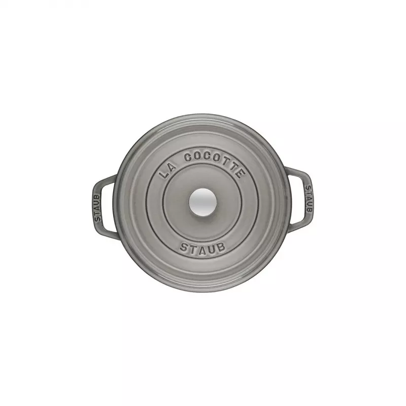 Staub La Cocotte pyöreä valurautapata 26 cm, grafiitinharmaa