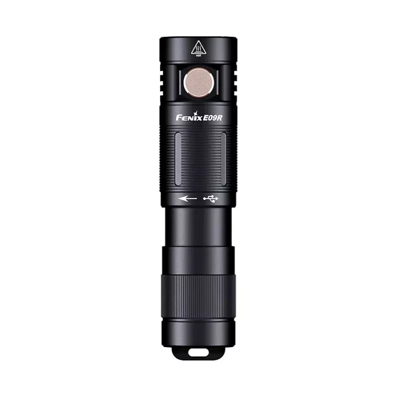 Taskulamppu Fenix E09R 600 lm, kompakti ladattava avainvalaisin