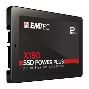 Emtec X150 Power Plus - SSD - 2 TB - sisäinen - 6,4 cm (2,5