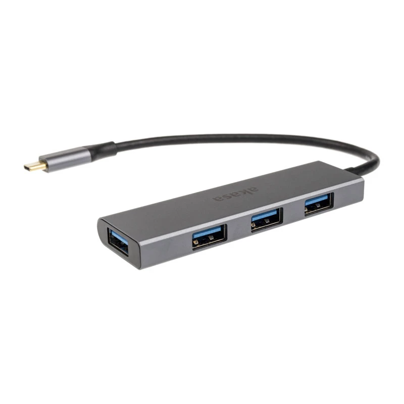 USB-keskitin Akasa USB Type-C 4 porttia -keskitin