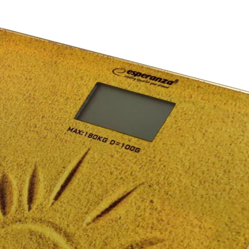 Esperanza EBS006 henkilövaaka elektroninen henkilövaaka neliömäinen beige