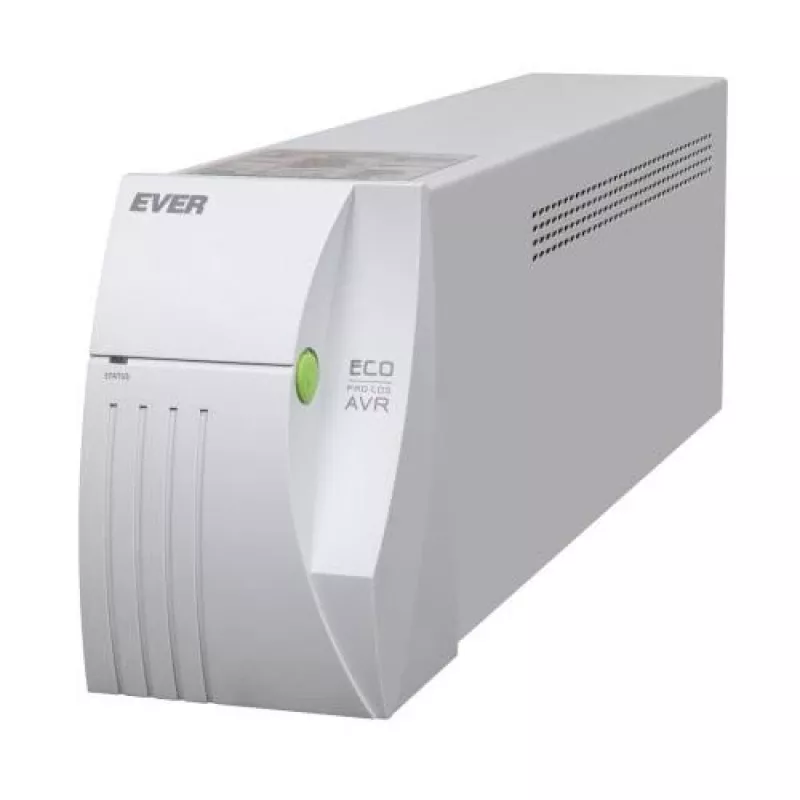 Ever ECO Pro 1200 AVR CDS line-interactive UPS-laite, 1,2 kVA / 780 W, 2 Schuko-pistorasiaa, tornimalli