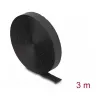 DeLOCK tarranauha 3 m x 20 mm musta nylon