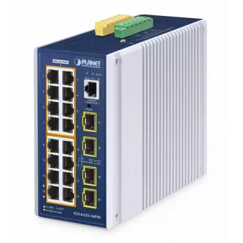 Hallittava Layer 3 Gigabit Ethernet -kytkin PLANET IGS-6325-16P4S 16 porttia PoE
