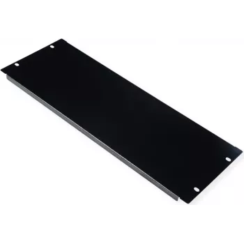 Sokkopaneeli ROLINE 19 tuumaa 4U musta teräs 480 mm