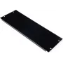 Sokkopaneeli ROLINE 19 tuumaa 4U musta teräs 480 mm