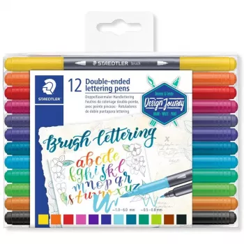 Kuulakärkikynä + täytekynä Staedtler 3004 monivärinen 12 kpl