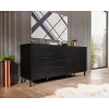 Cama Meble NOVA lipasto 155x40x72 cm, musta matta