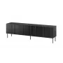 Cama RTV-taso ISLA 200x40x60 matta musta