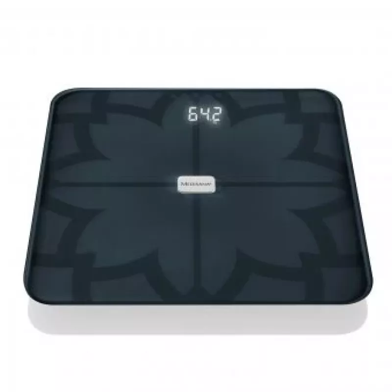 Medisana BS 450 kehoanalyysivaaka, maks. 180kg, musta, Bluetooth, ITO-anturit (40510)